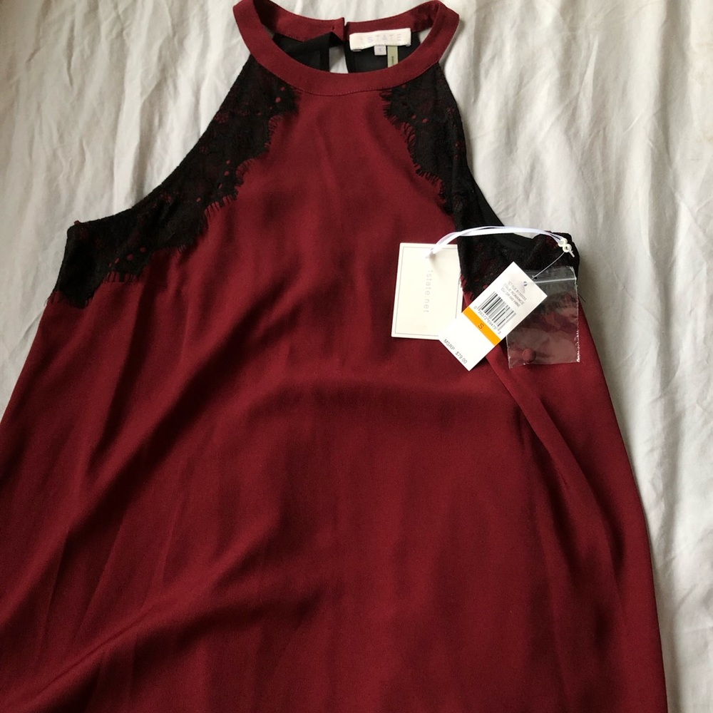 Maroon 1 state blouse